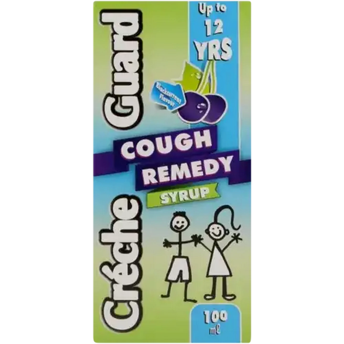 Image of Créche Guard Blackcurrant Flavoured Cough Remedy Syrup 100ml