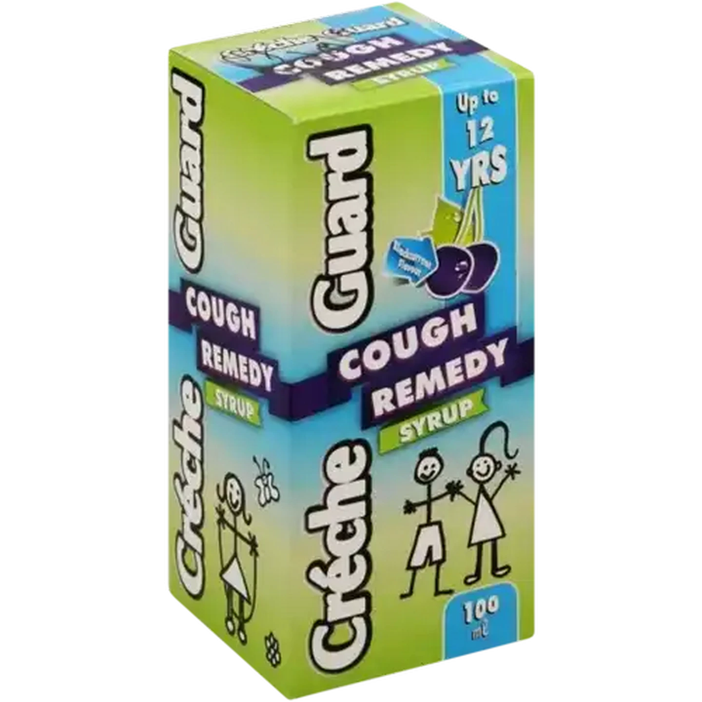 Image of Créche Guard Blackcurrant Flavoured Cough Remedy Syrup 100ml