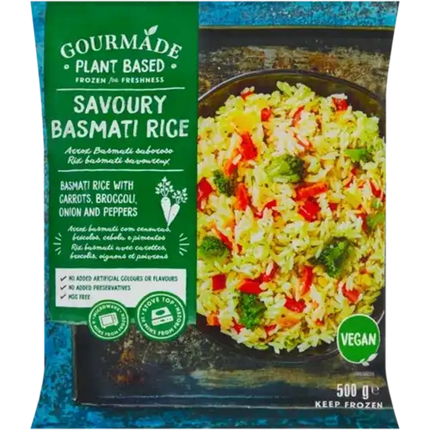 Image of Gourmade Frozen Savoury Basmati Rice 500g