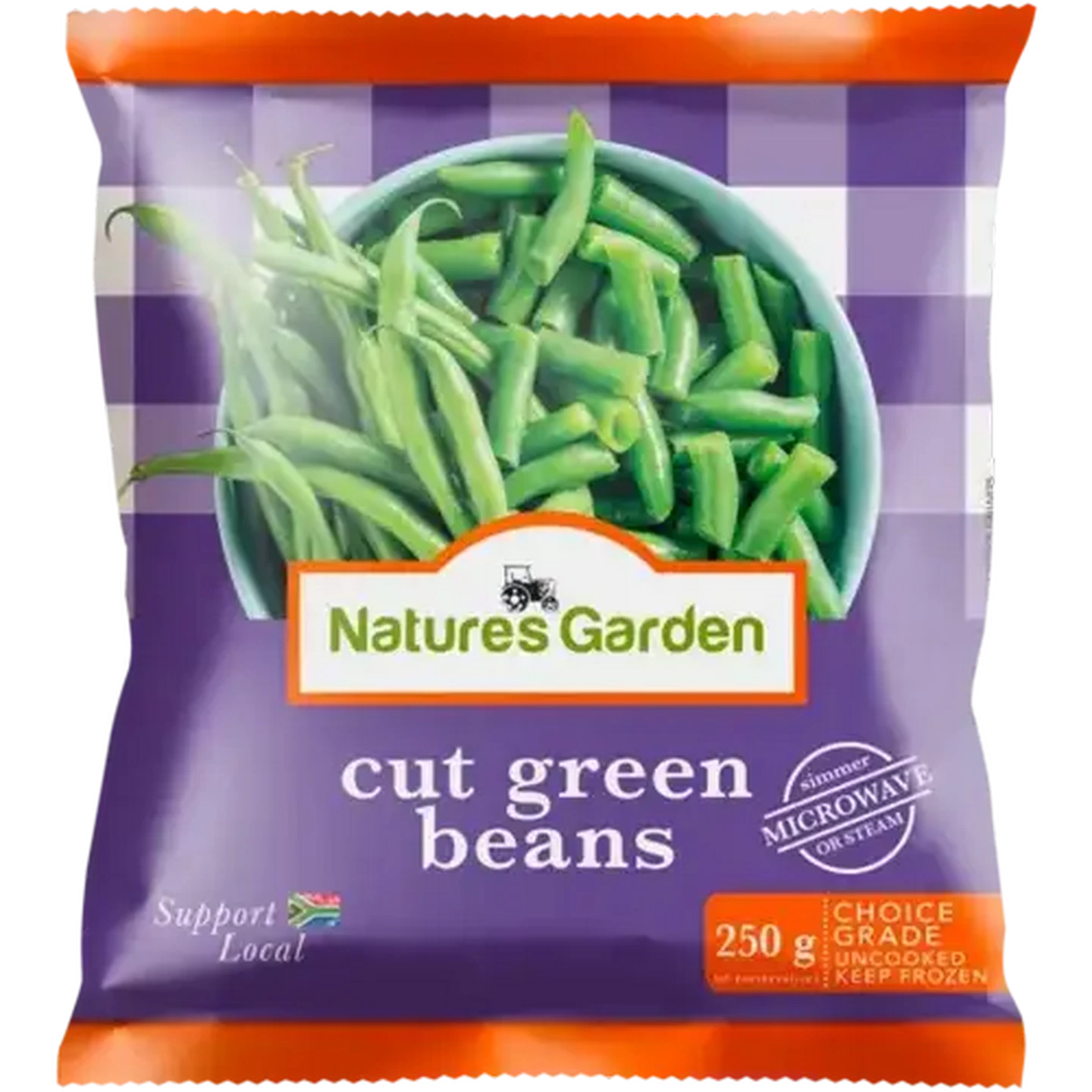 Image of Nature's Garden Frozen Cut Green Beans 250g