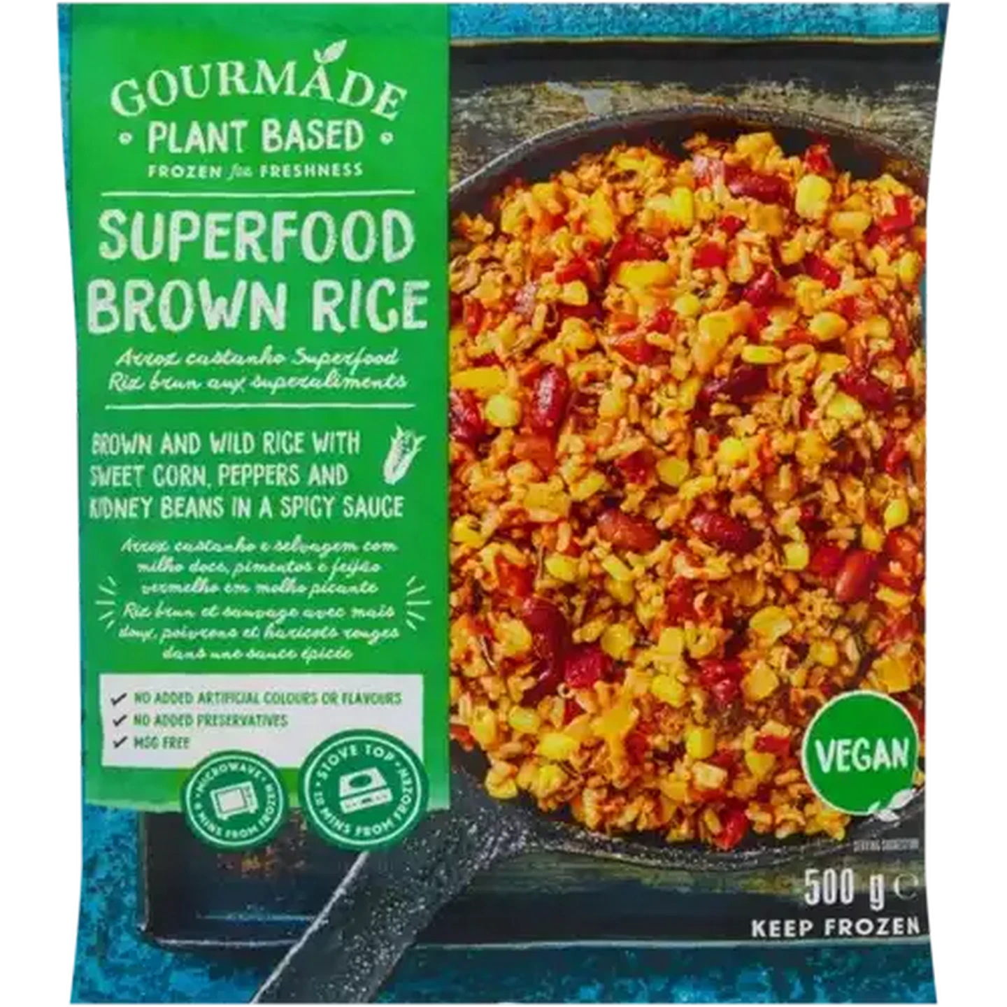 Image of Gourmade Frozen Superfood Brown Rice 500g