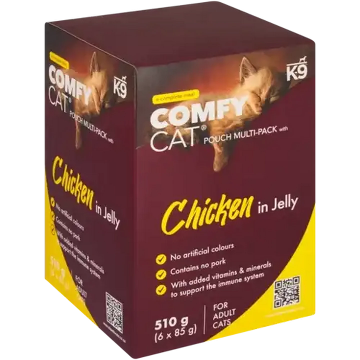 Checkers Sixty60 | K-9 Comfy Cat Chicken in Jelly Wet Cat Food 6 x 85g