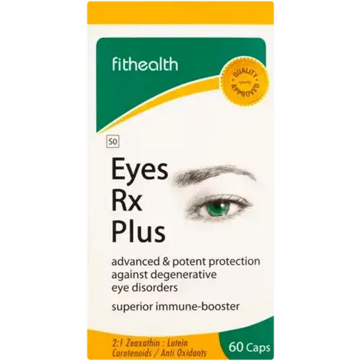 Image of Fithealth Eyes Rx Plus Supplement Capsules 60 Pack