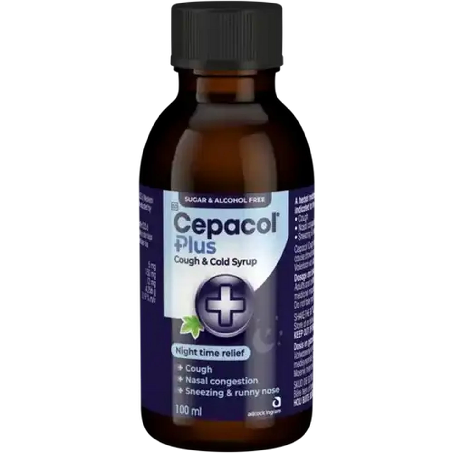 Image of Cepacol Plus Cough & Cold Syrup 100 ml