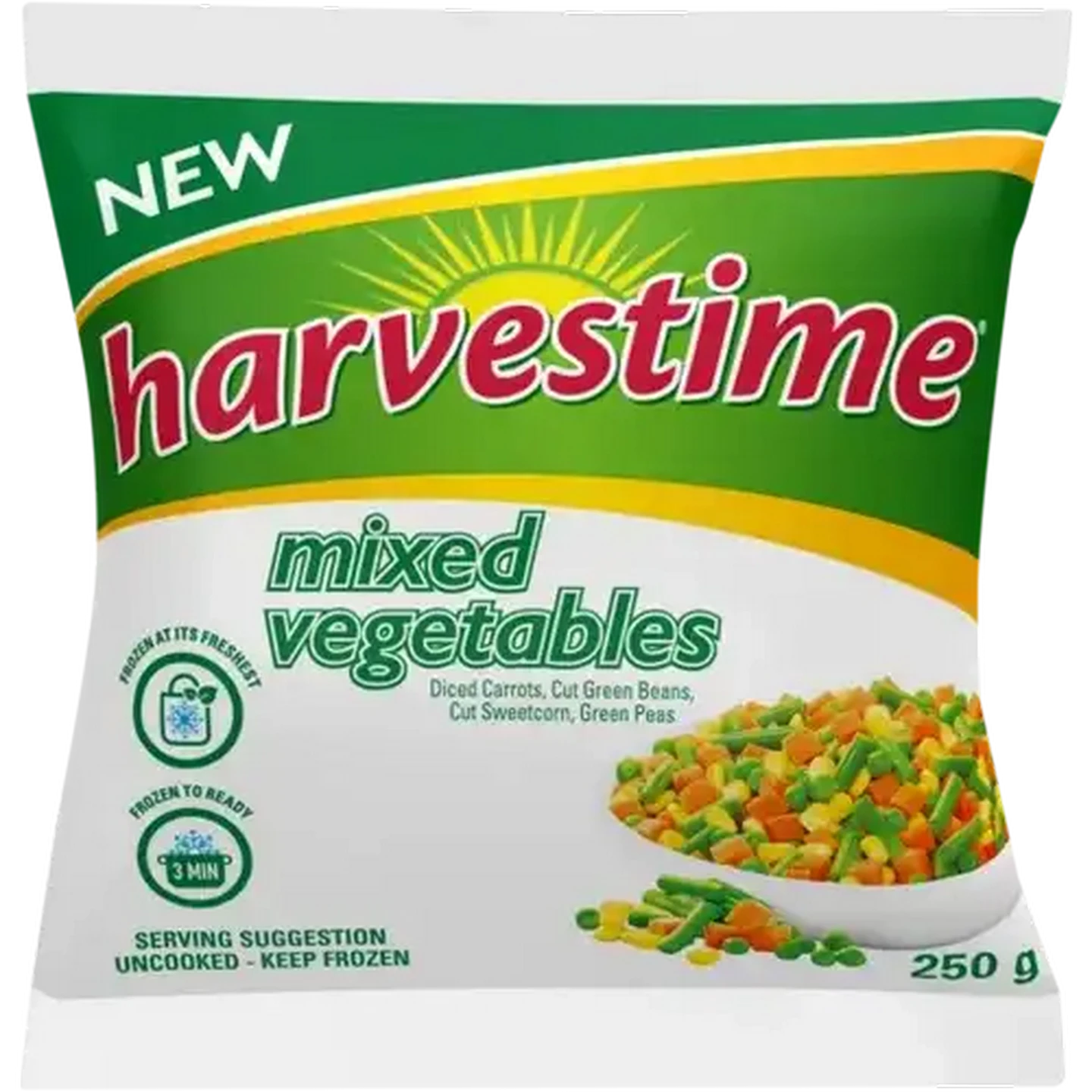 Checkers Sixty60 | Harvestime Frozen Mixed Vegetables 250g