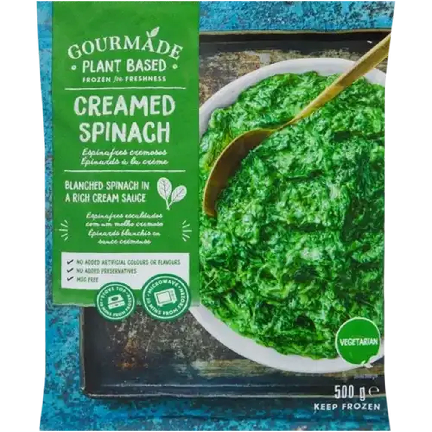 Image of Gourmade Frozen Creamed Spinach 500g