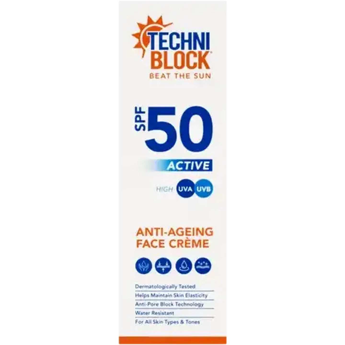 Image of Techniblock SPF 50 Anti-Ageing Face Crème 75ml