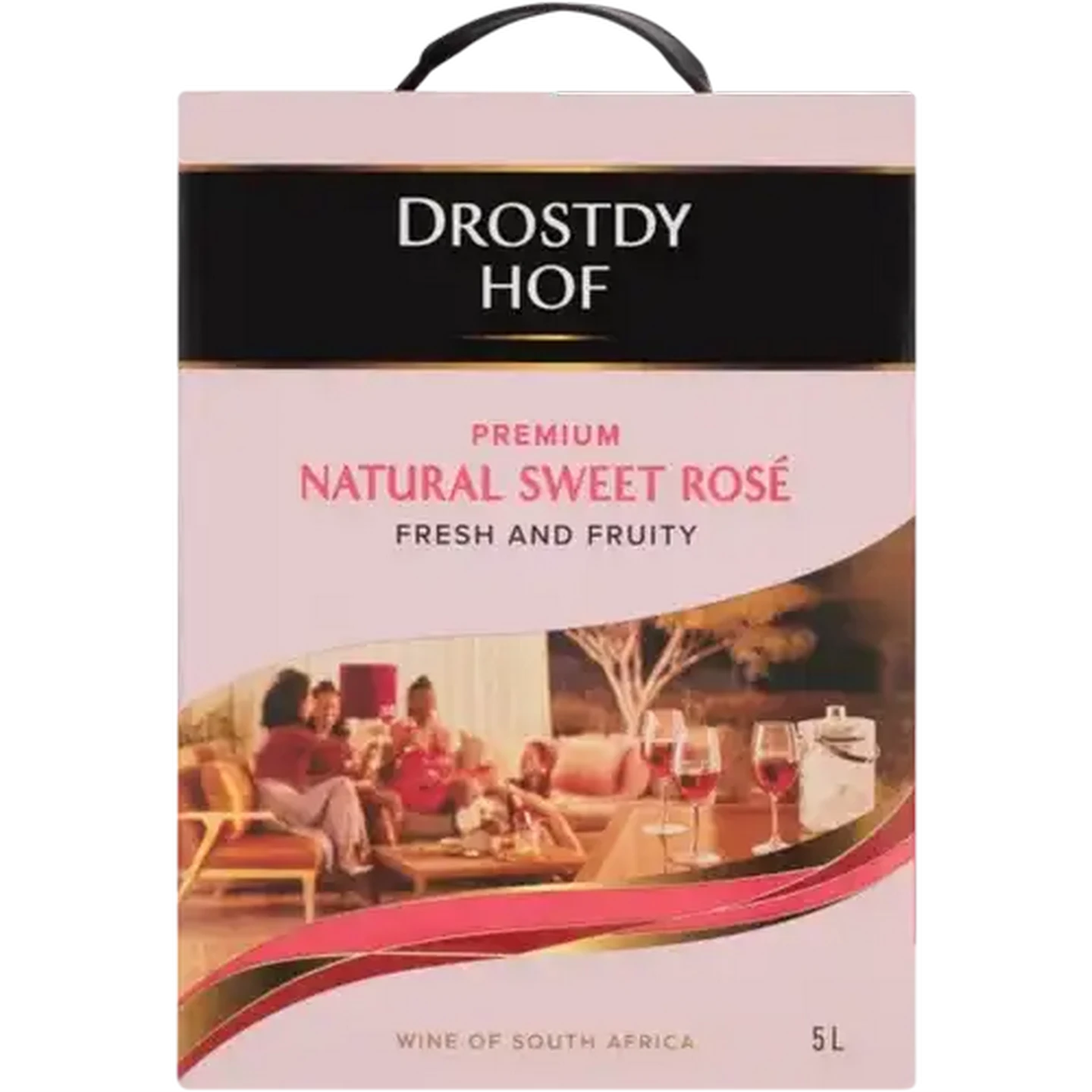 Red Rose PET 醉芳华　290円 Checkers Sixty60 | Drostdy Hof Natural Sweet Rosé Wine Box 5L