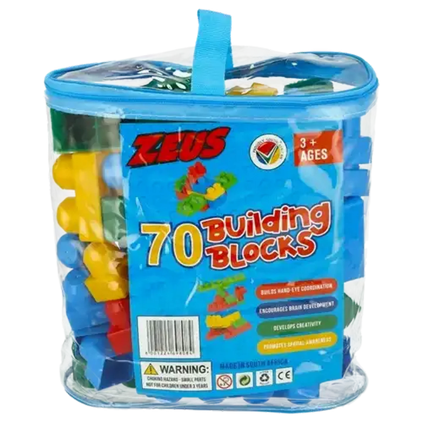 Image of Zeus Building Blocks 70 Piece