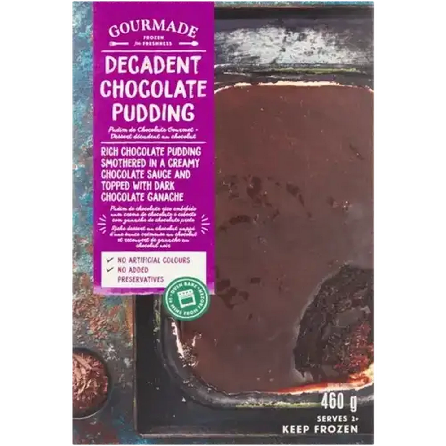 Image of Gourmade Frozen Decadent Chocolate Pudding Dessert 460g