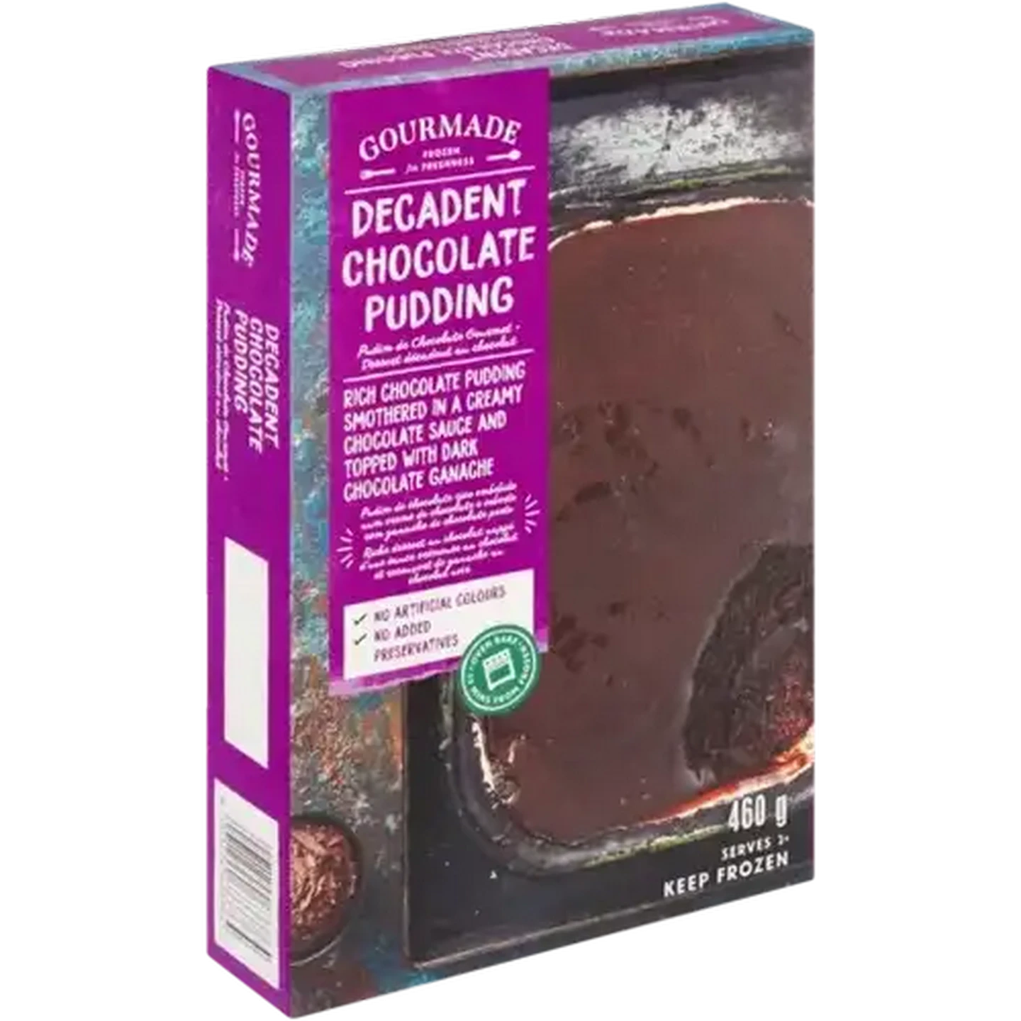 Image of Gourmade Frozen Decadent Chocolate Pudding Dessert 460g