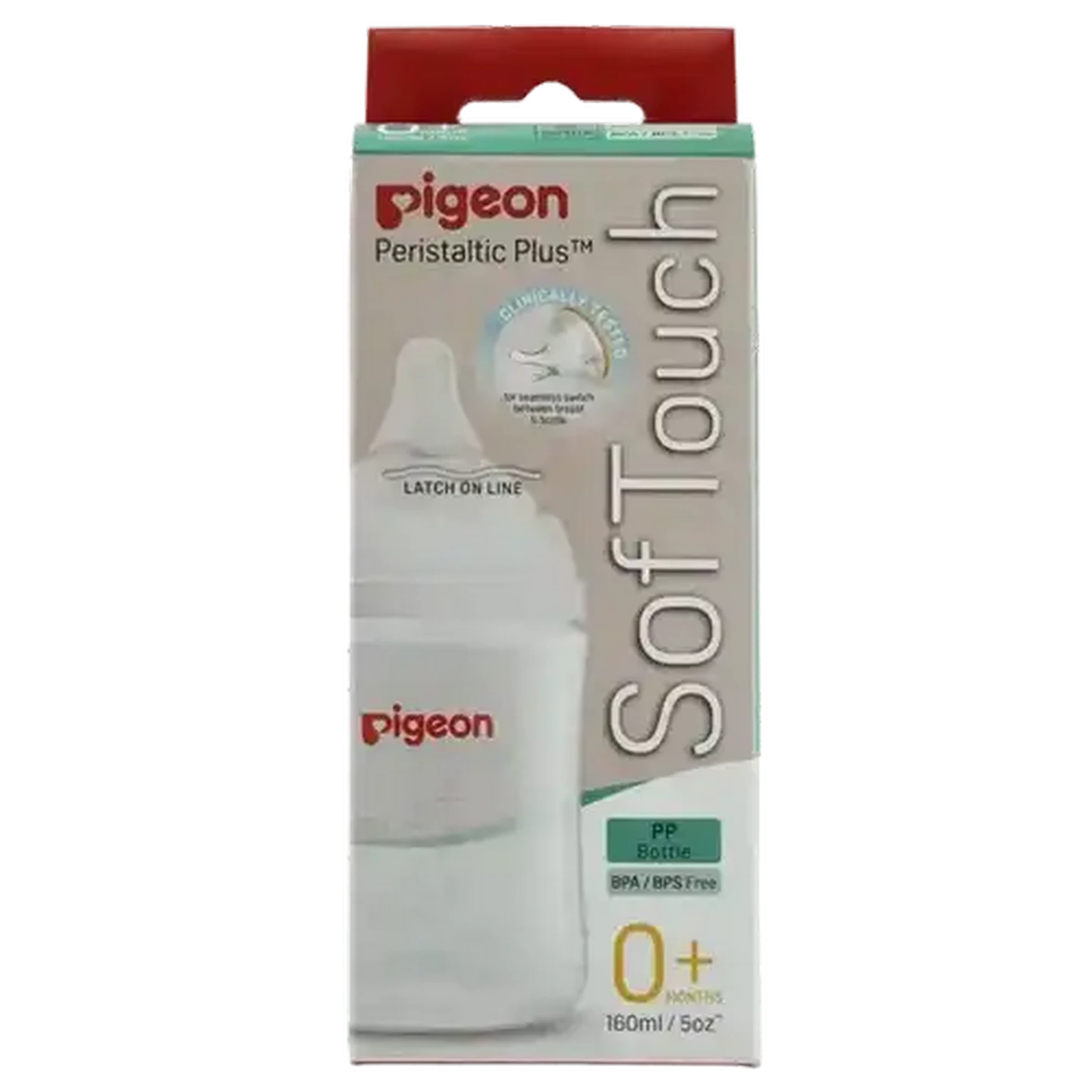 Image of Pigeon SofTouch Bottle 160ml 0 Months+