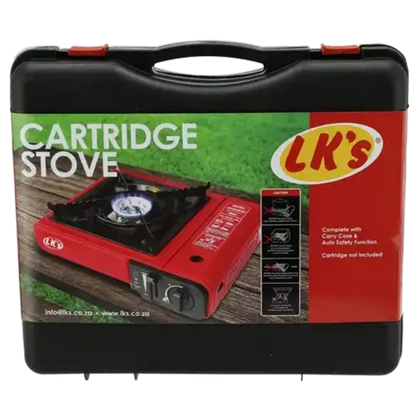 Image of LK's Red Portable Burner Gas Stove