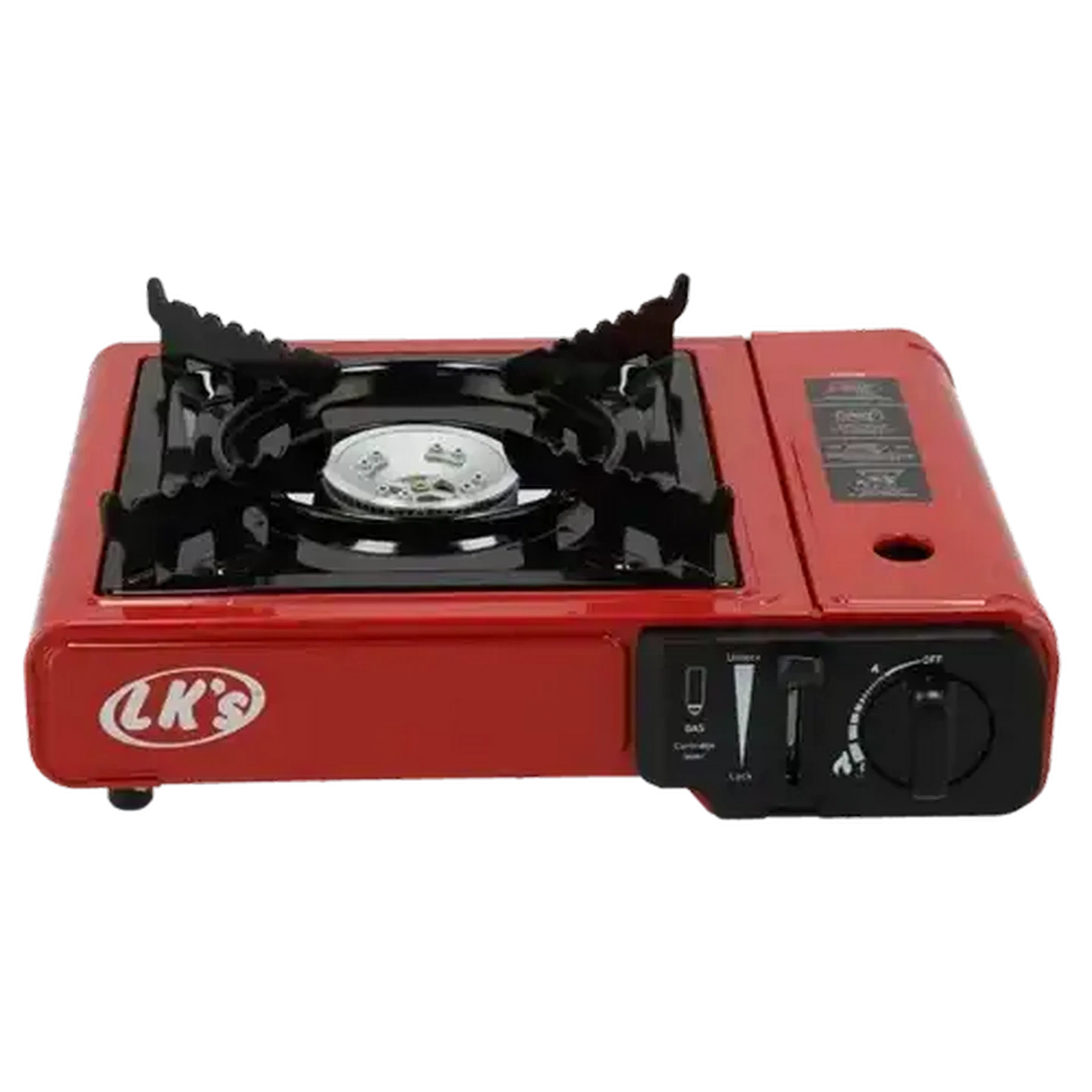 Image of LK's Red Portable Burner Gas Stove