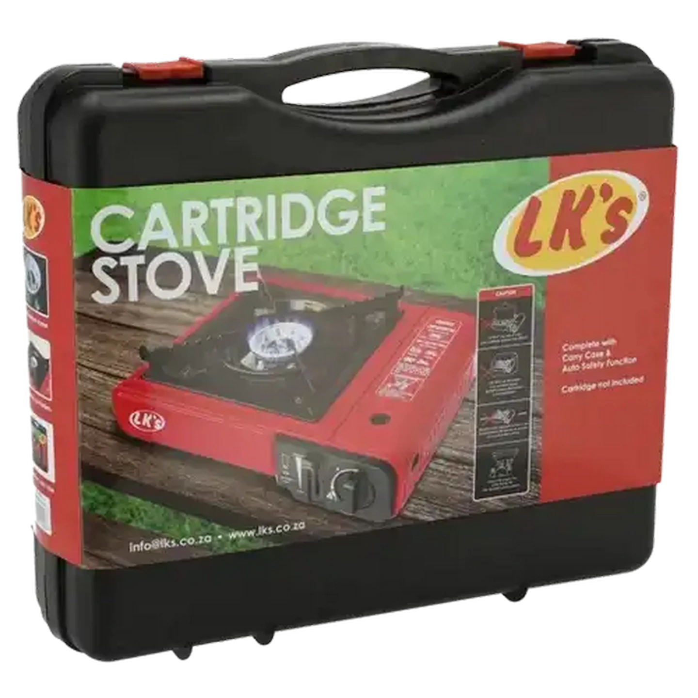 Image of LK's Red Portable Burner Gas Stove