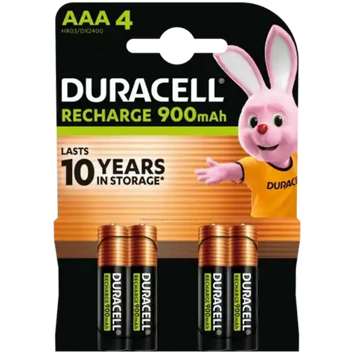 Image of Duracell AAA Rechargeable Battery 4-Pack