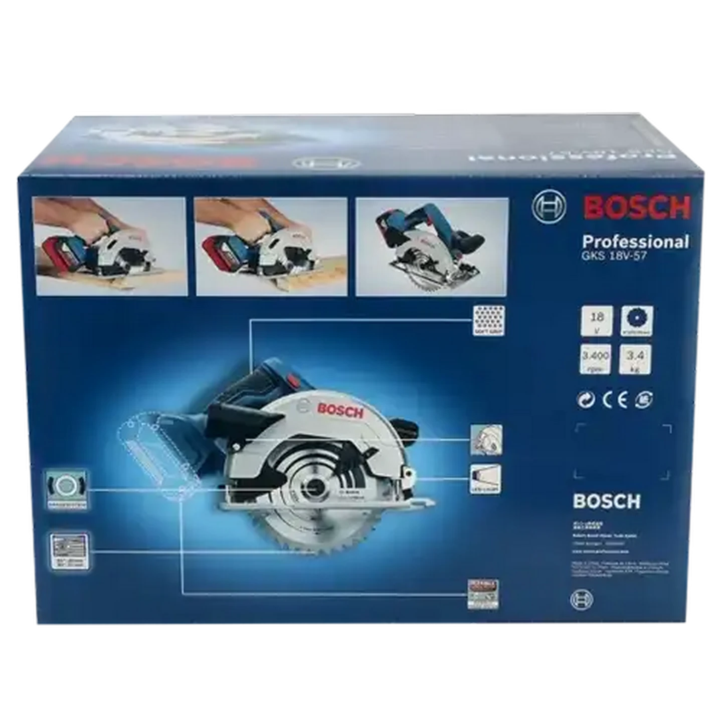 Image of Bosch DIY Professional Cordless Circular Saw 18V