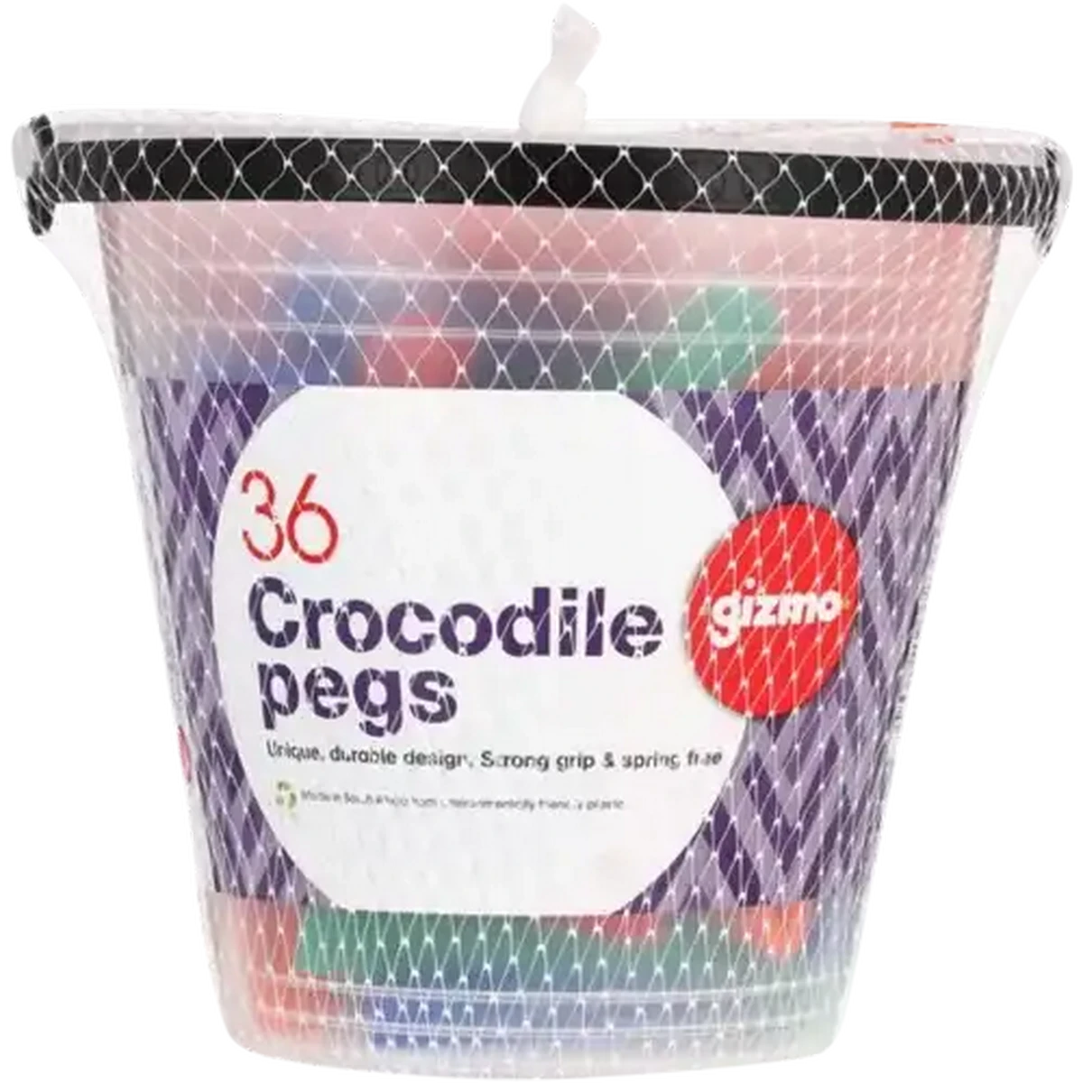 Checkers Sixty60 | Gizmo Crocodile Pegs With Bucket 36 Piece