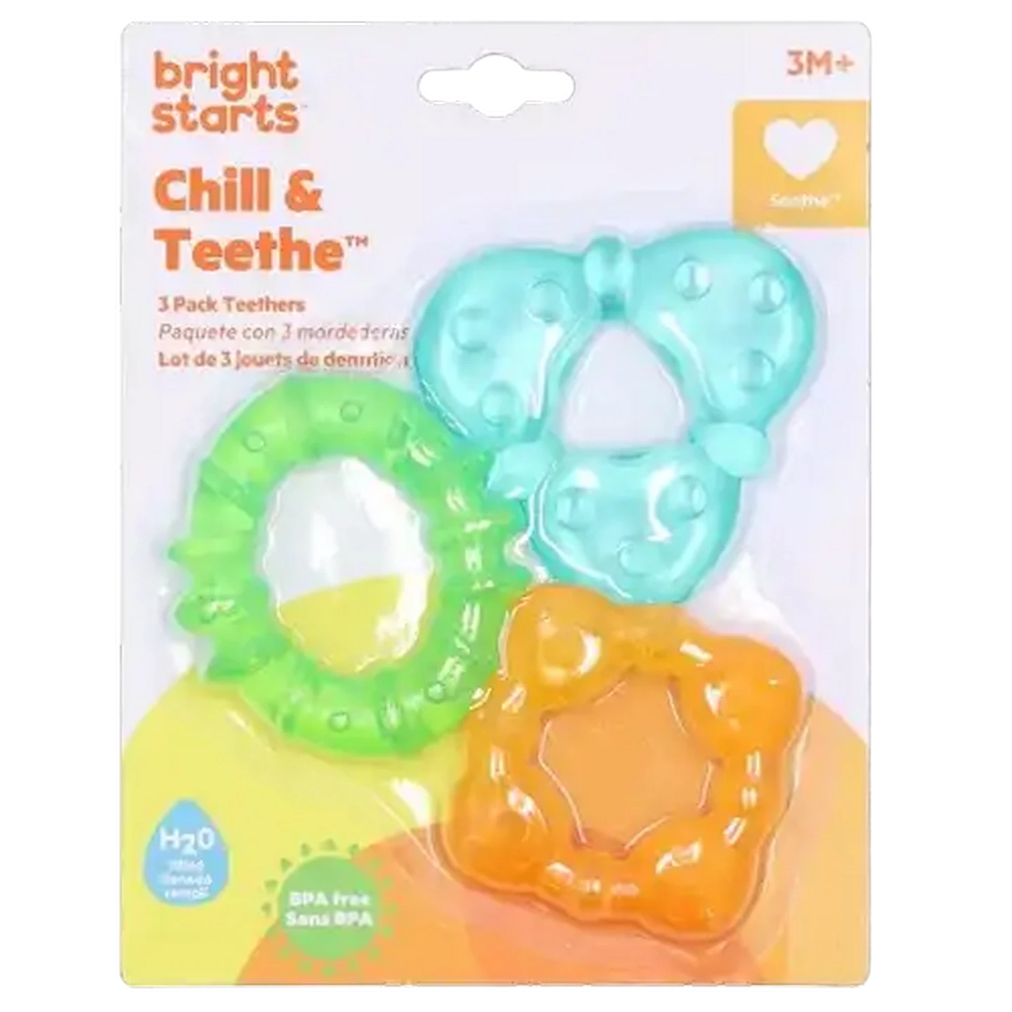Image of Bright Starts Chill & Teethe Teether 3 Pack 3 Months+
