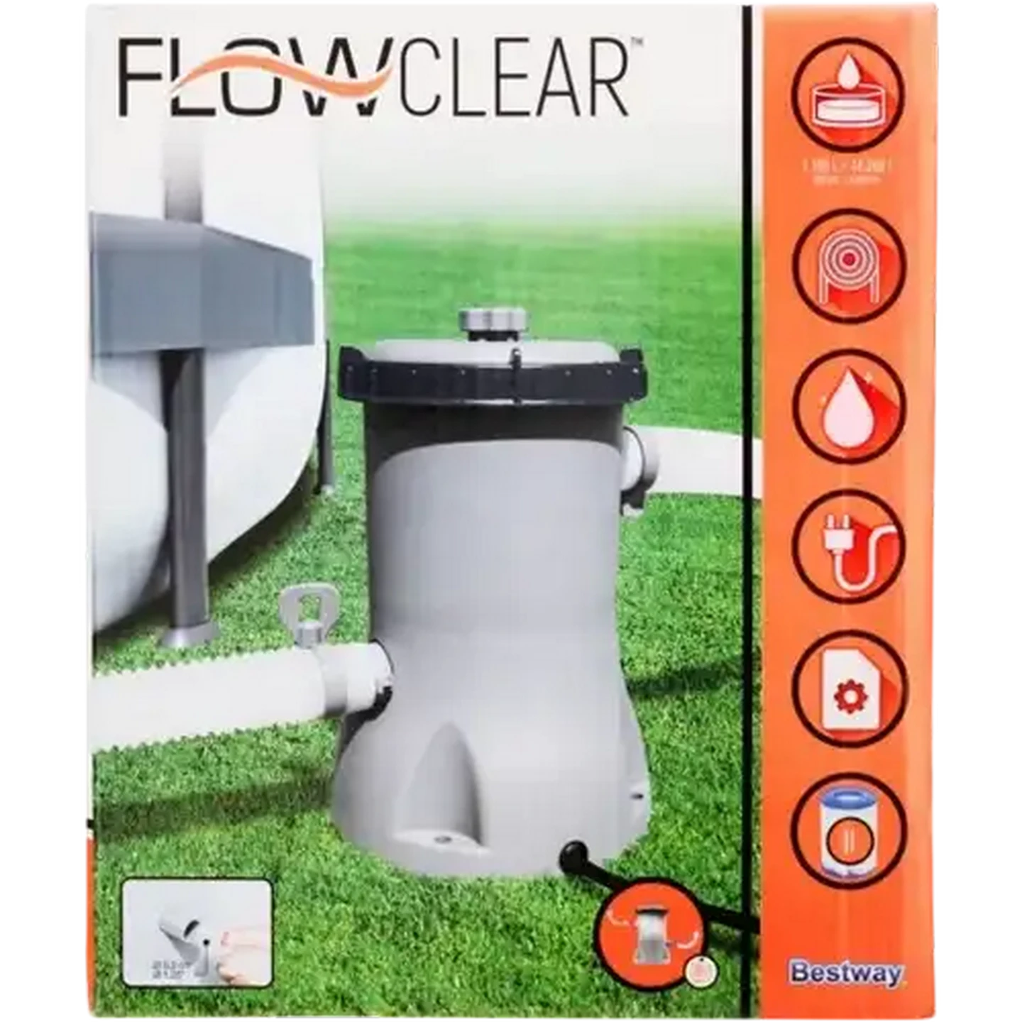 Image of Bestway Flowclear Grey Filter Pump