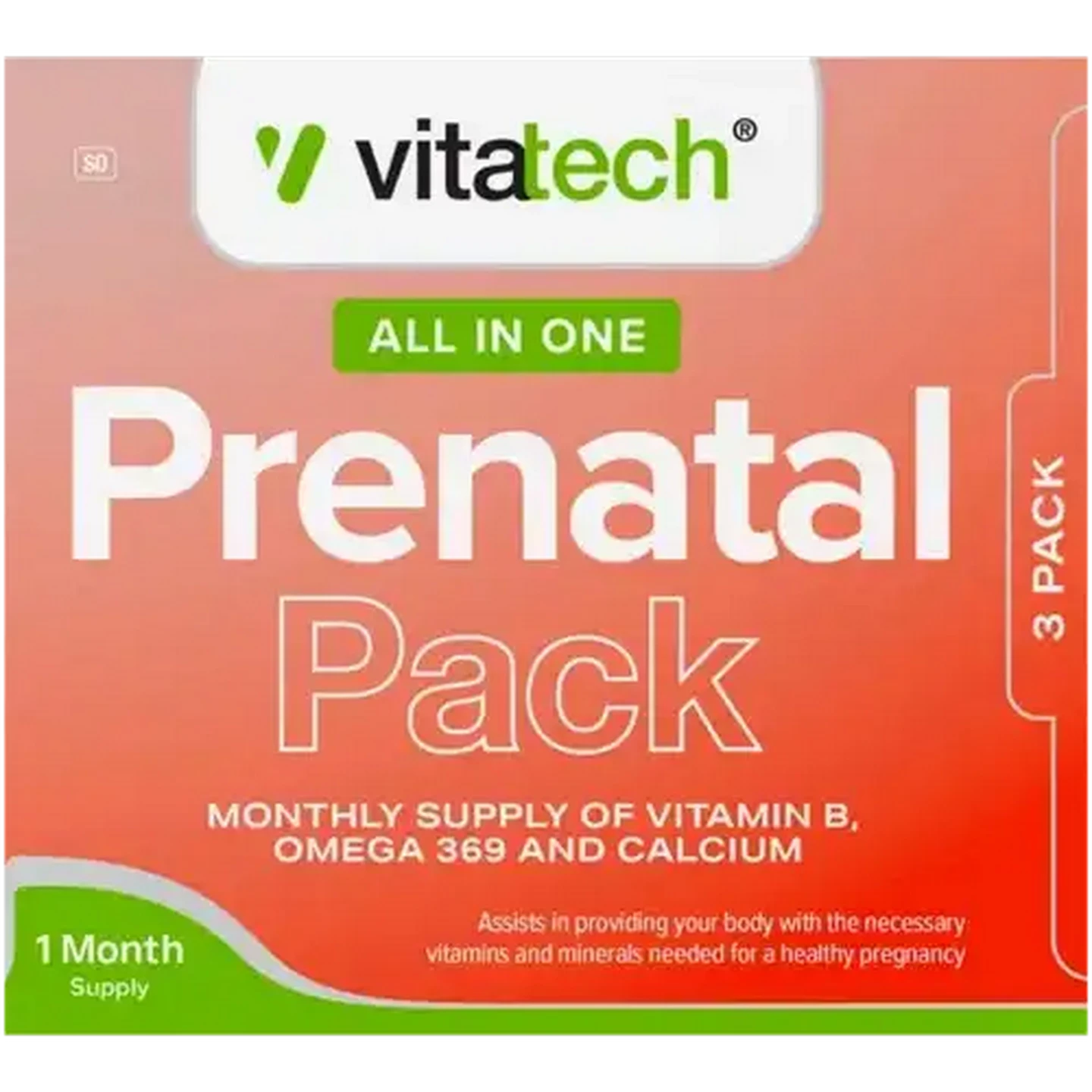 Image of Vitatech Pre Natal Pack 90 Pack