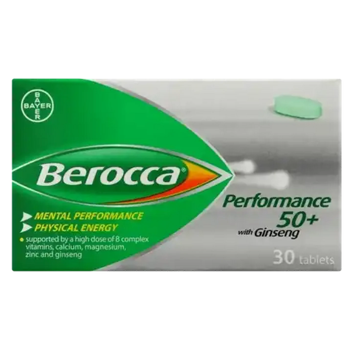Image of Berocca Performance 50+ Effervescent Tablets 30 Pack