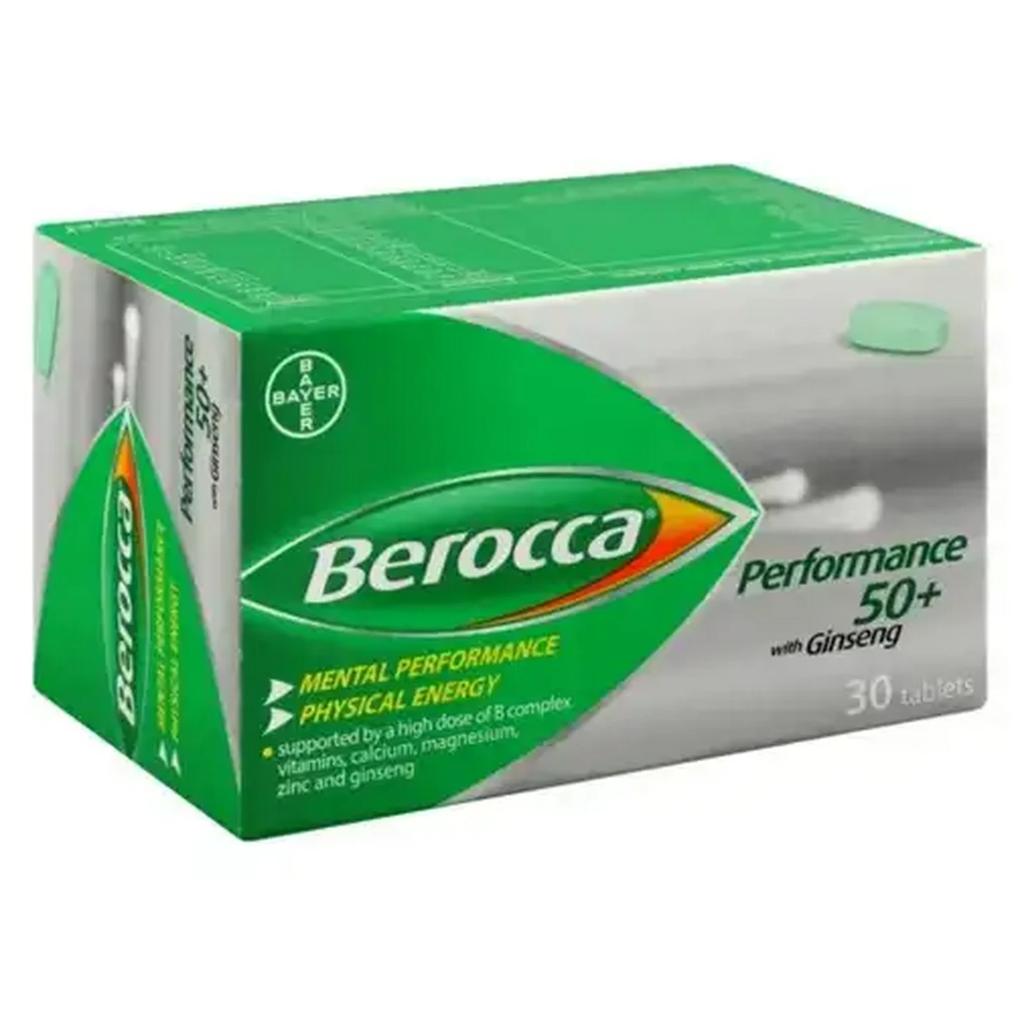 Image of Berocca Performance 50+ Effervescent Tablets 30 Pack