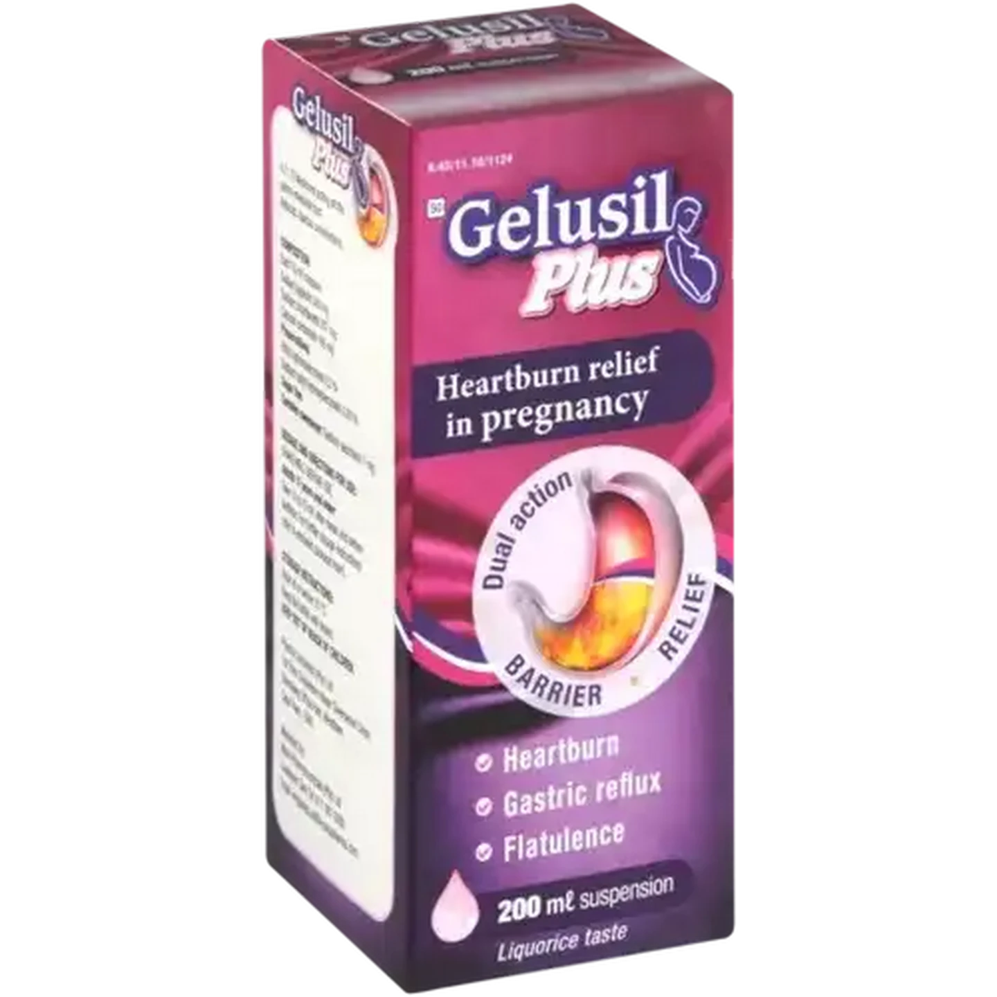 Image of Gelusil Plus Heartburn Relief Suspension 200ml