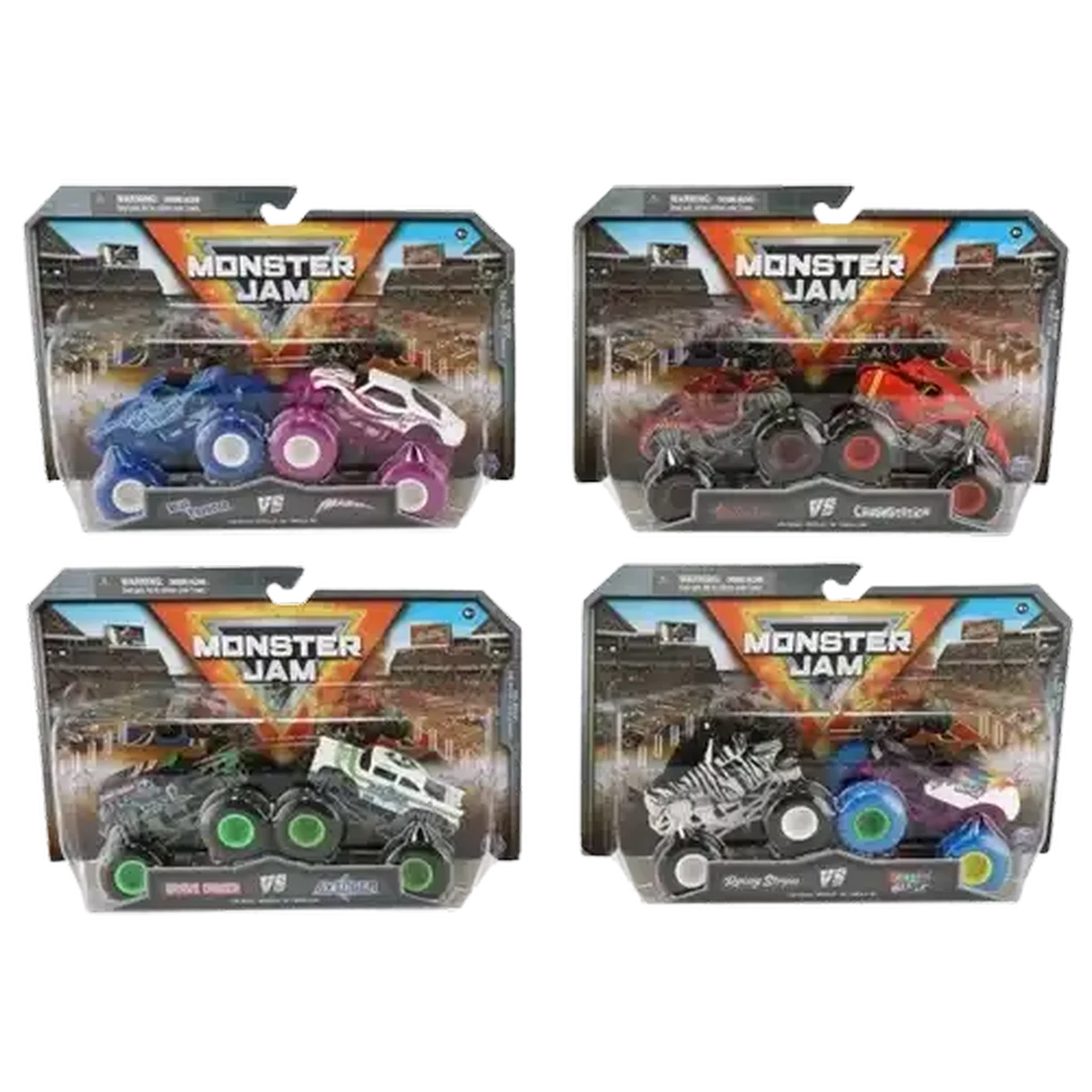 Checkers Sixty60 | Monster Jam DC Scale 1: 64 Truck 2 Pack (Type