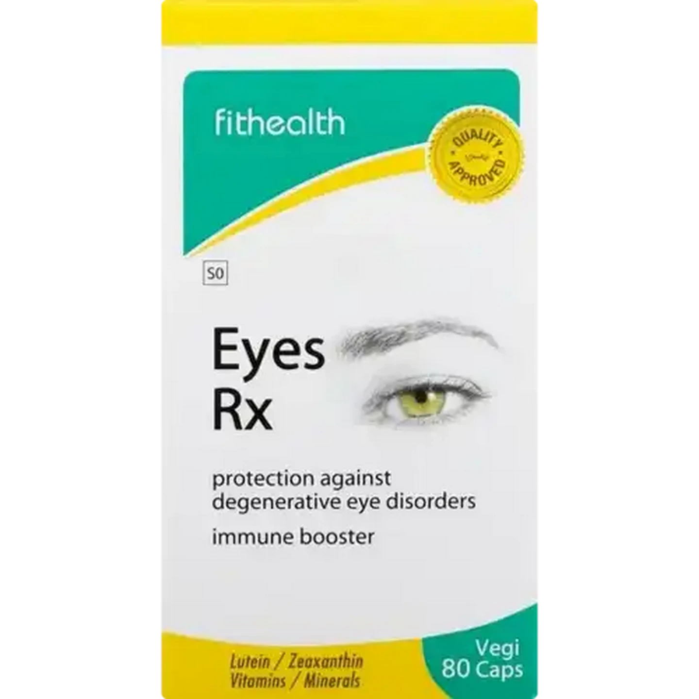 Image of Fithealth Eyes RX Vegi Capsules 80 Pack
