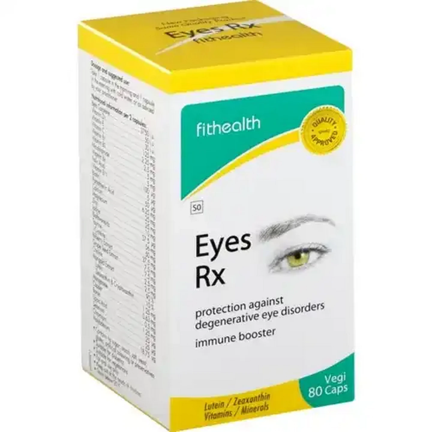 Image of Fithealth Eyes RX Vegi Capsules 80 Pack