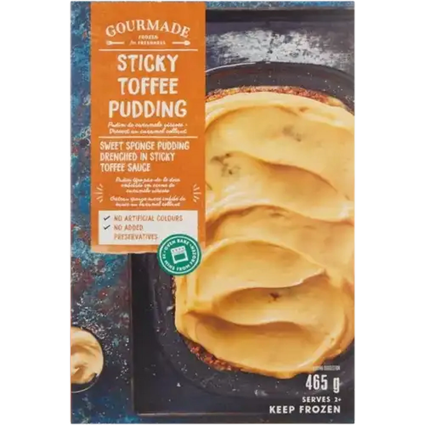 Image of Gourmade Frozen Sticky Toffee Pudding Dessert 465g