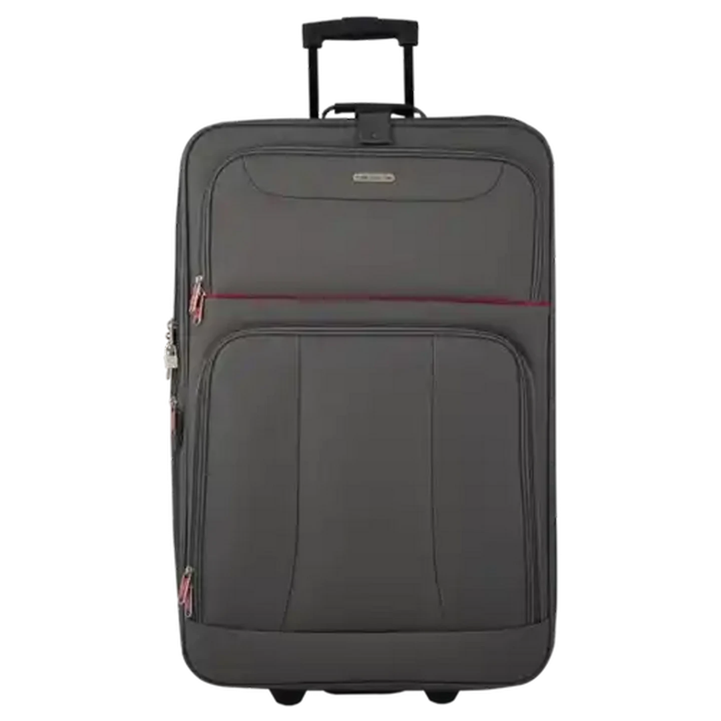 Image of Yves Saint Claire Black & Maroon Embark Large Trolley Case 72cm