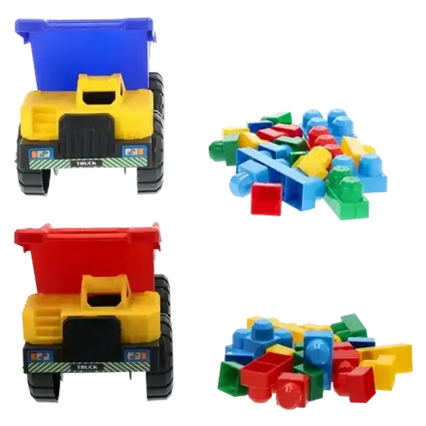 Image of Zeus Dumping Truck with Blocks 26cm (Type May Vary)