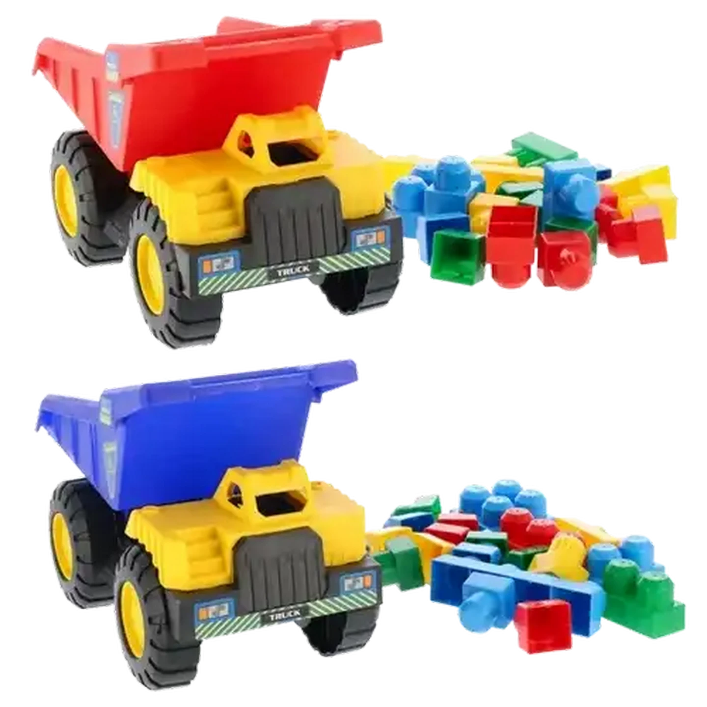 Image of Zeus Dumping Truck with Blocks 26cm (Type May Vary)