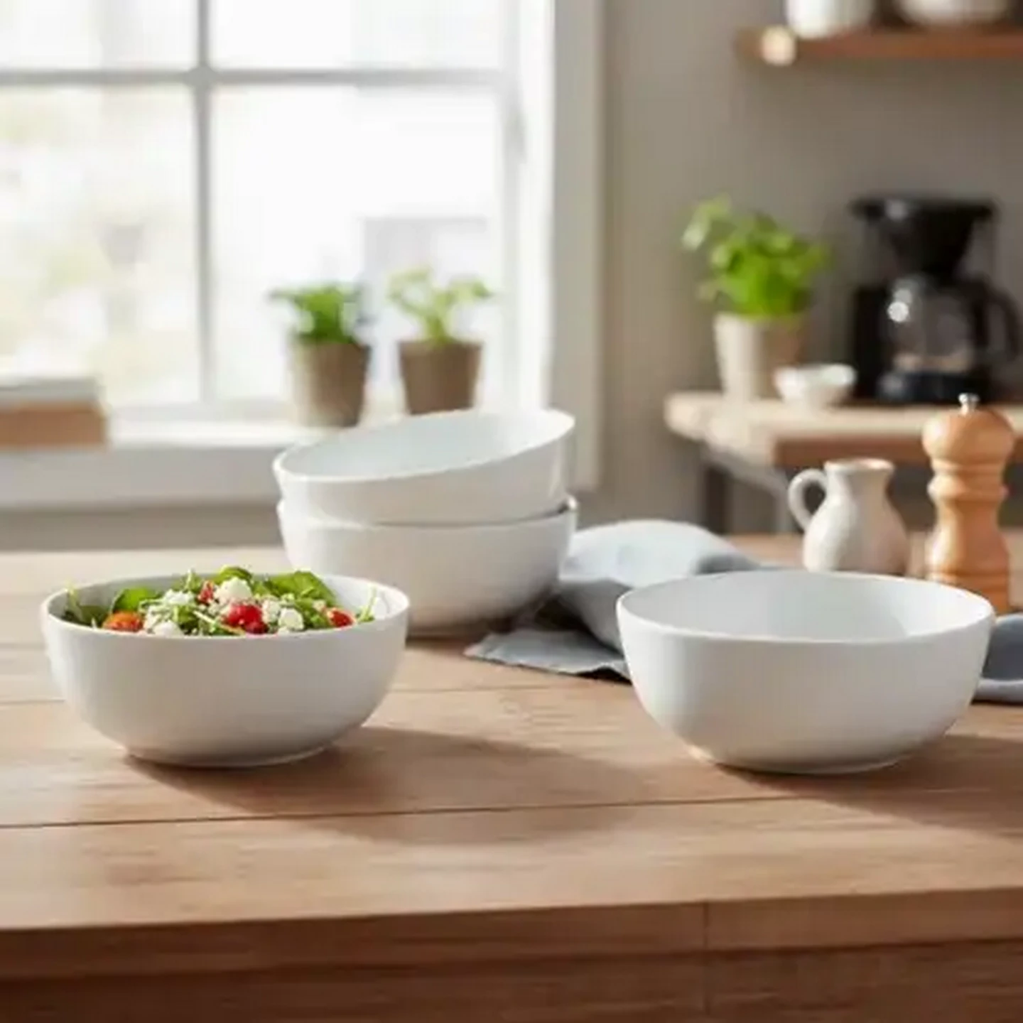 Checkers Sixty60 | Coupe White Porcelain Bowls 4-Pack