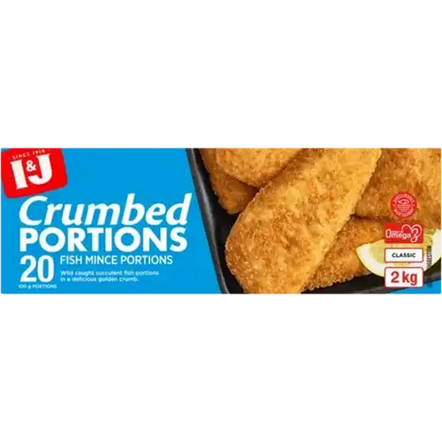 Image of I&J Classic Crumbed Fish Mince Portions 2kg