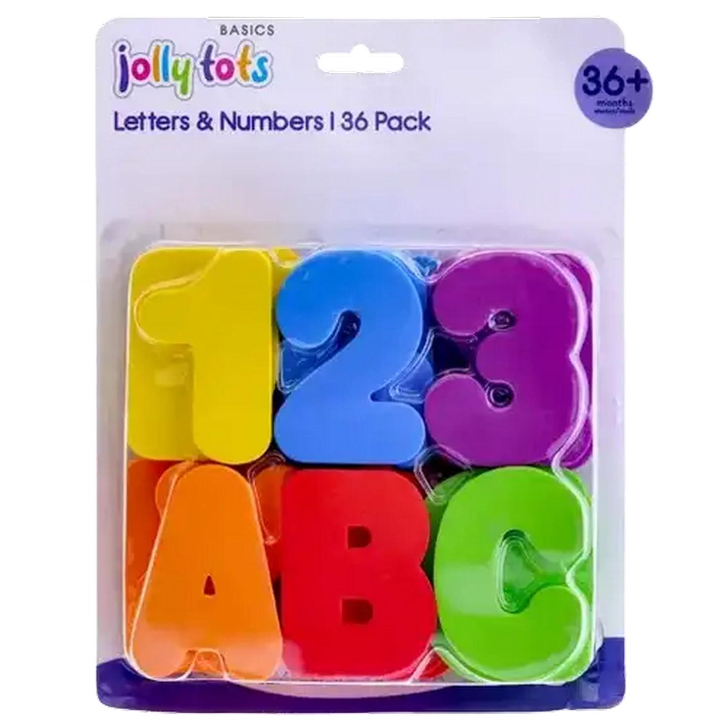 Image of Jolly Tots Letter & Number Bath Toy 36 Months+