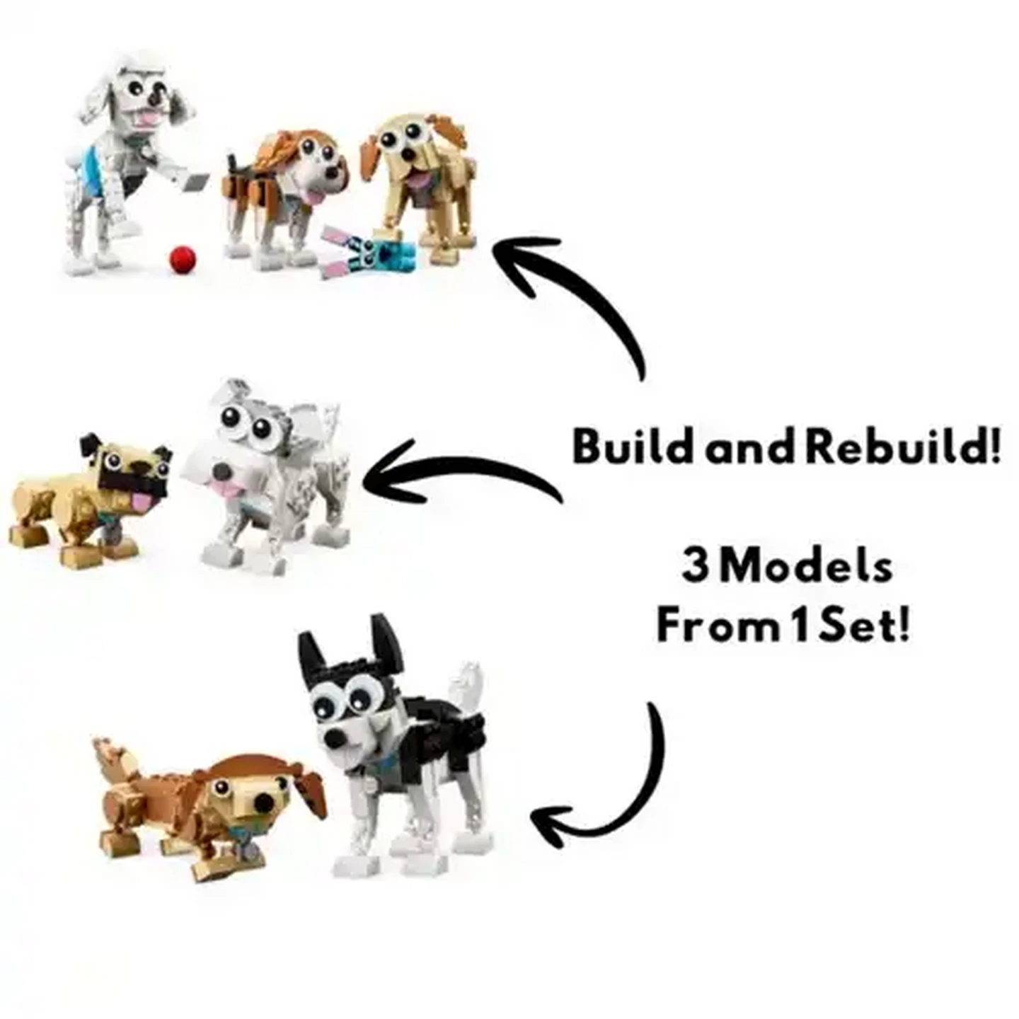 Checkers Sixty60 | LEGO® Creator 3-in-1 Adorable Dogs 31137