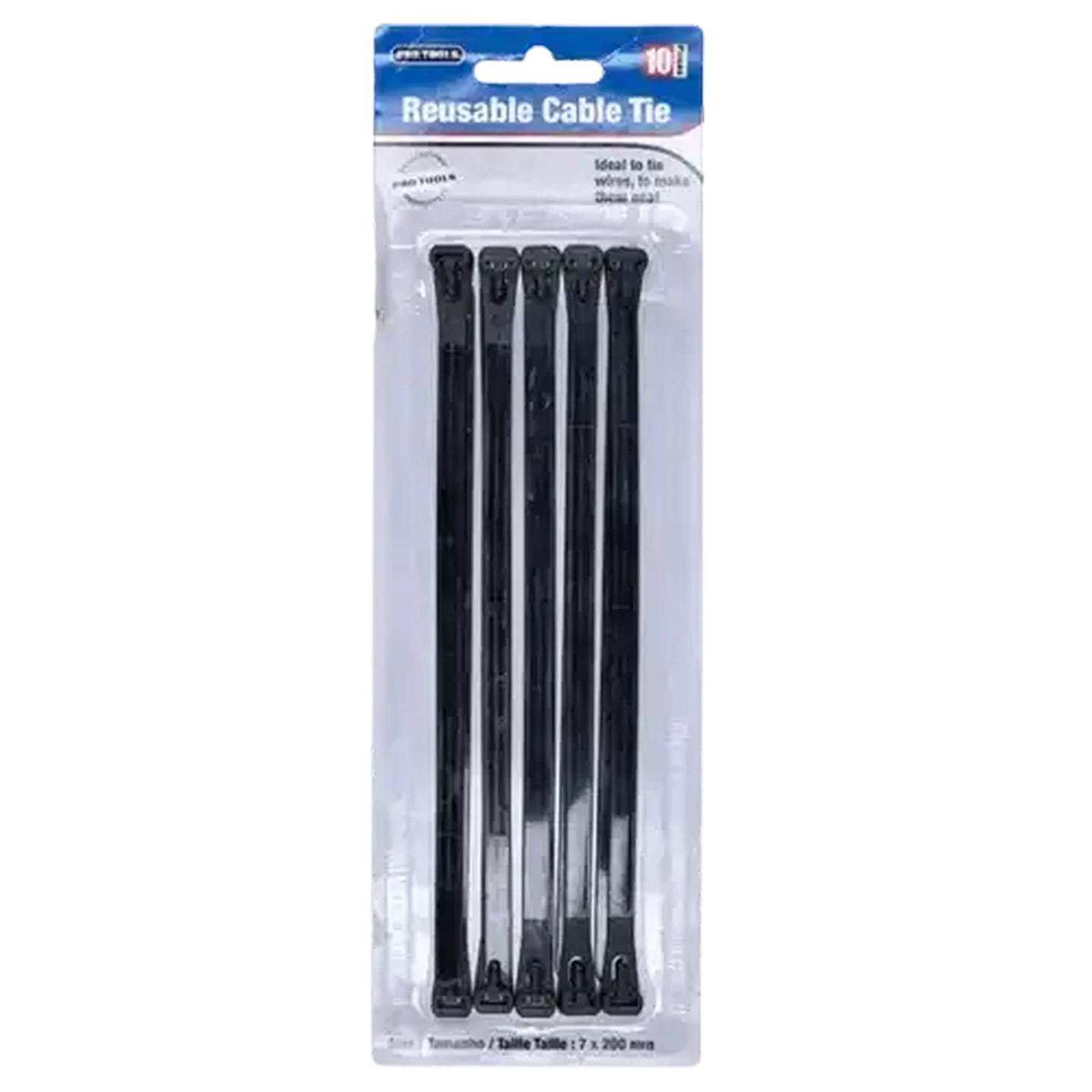 Image of Pro Tools Reusable Cable Ties 10 Piece