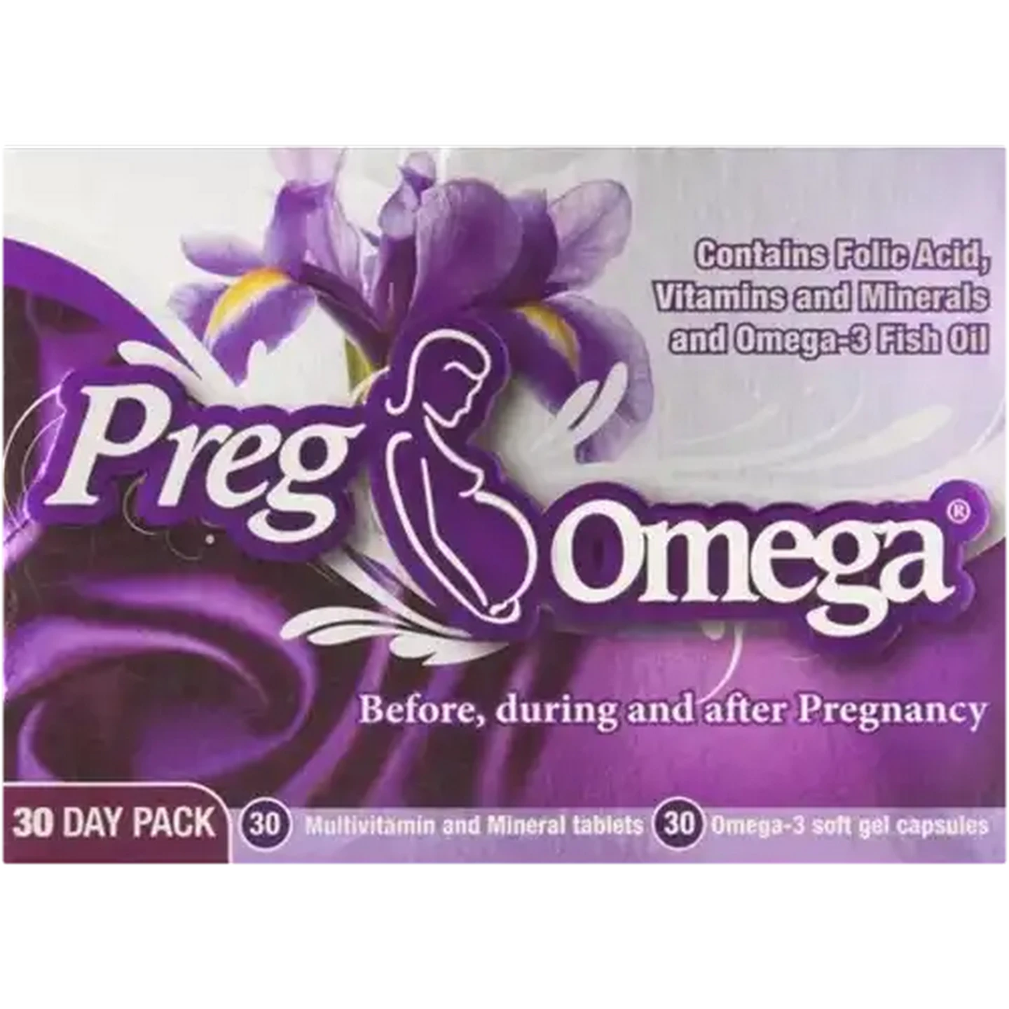 Image of PregOmega Pregnancy Supplement 60 Pack