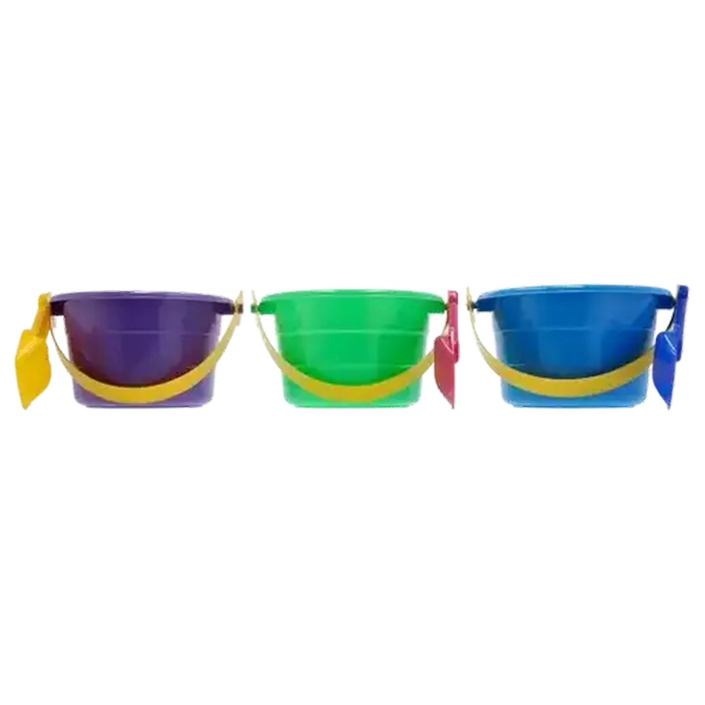 Image of Zeus Round Beach Bucket with Spade (Colour May Vary)