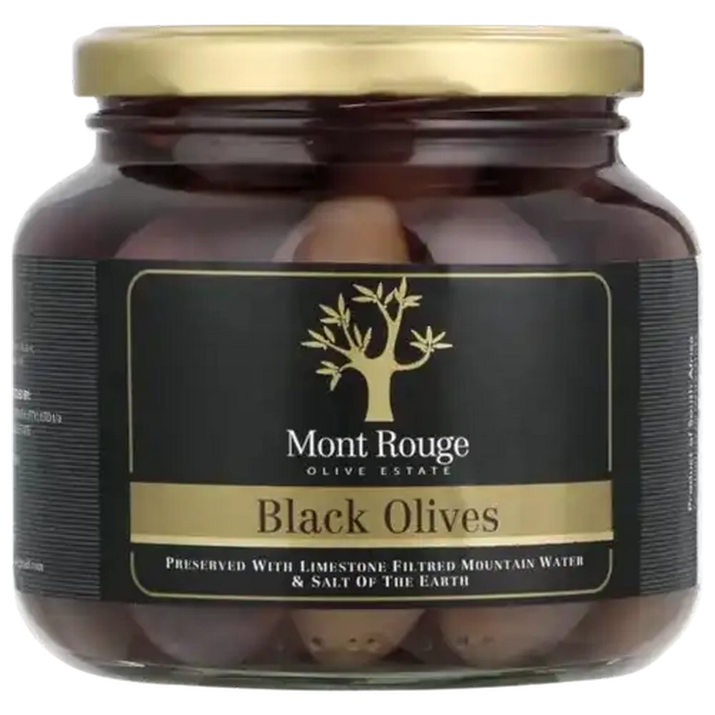 Image of Mont Rouge Black Olives 300g