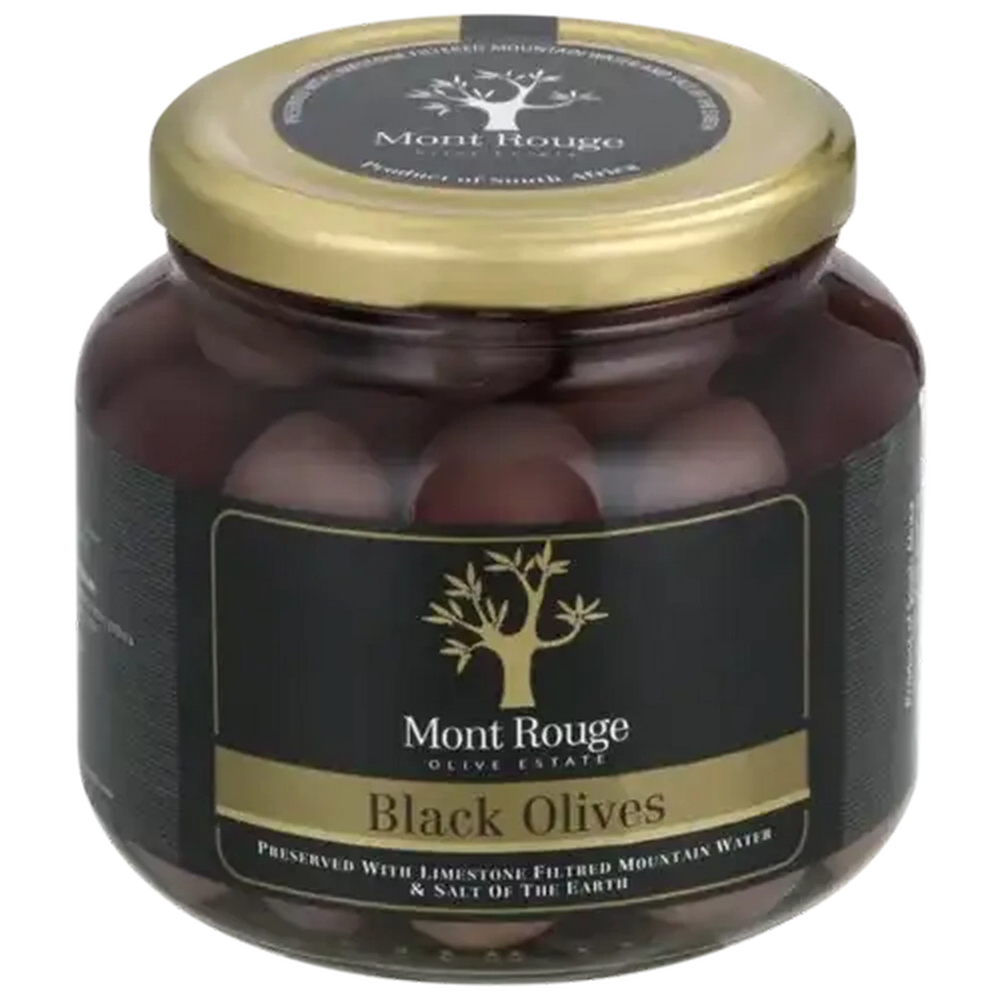 Image of Mont Rouge Black Olives 300g