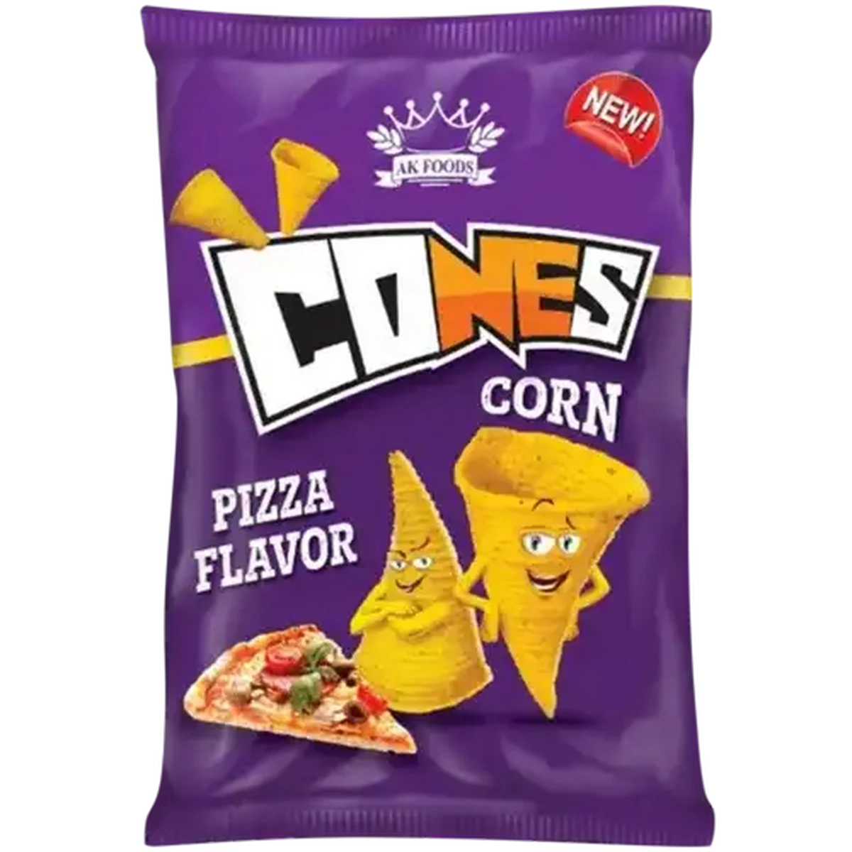 Checkers Sixty60 | AK Foods Cones Pizza Flavoured Corn Chips 100g
