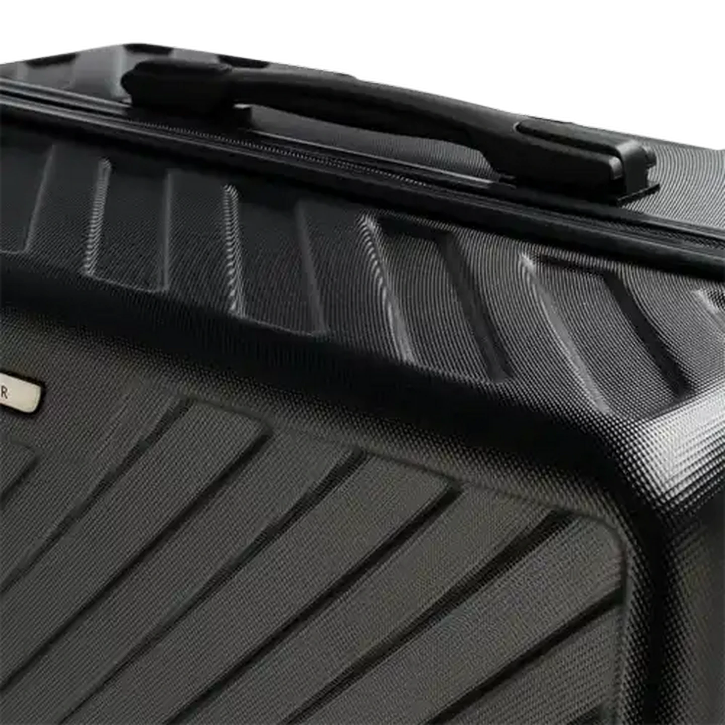 Image of Yves Saint Claire Black Square Medium Trolley Case