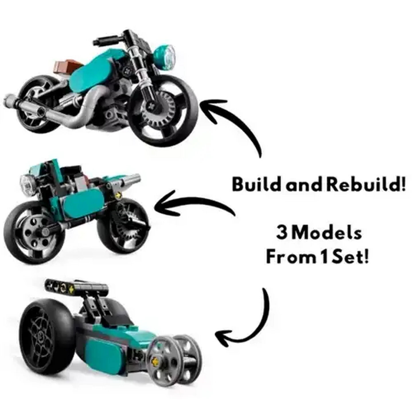 Checkers Sixty60 | LEGO® Creator 3-in-1 Vintage Motorcycle (31135)