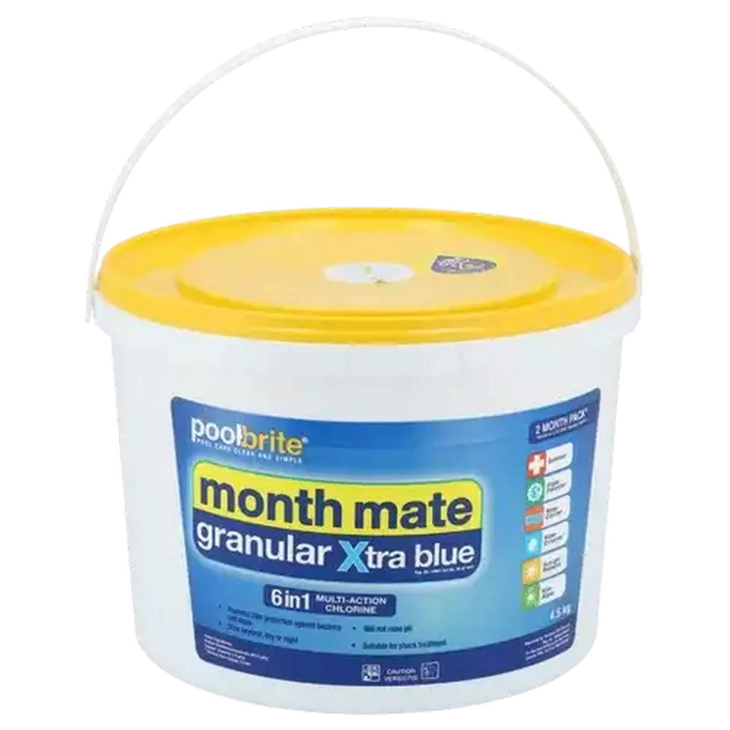 Image of PoolBrite Month Mate Granular Xtra Blue Chlorine 4.5kg