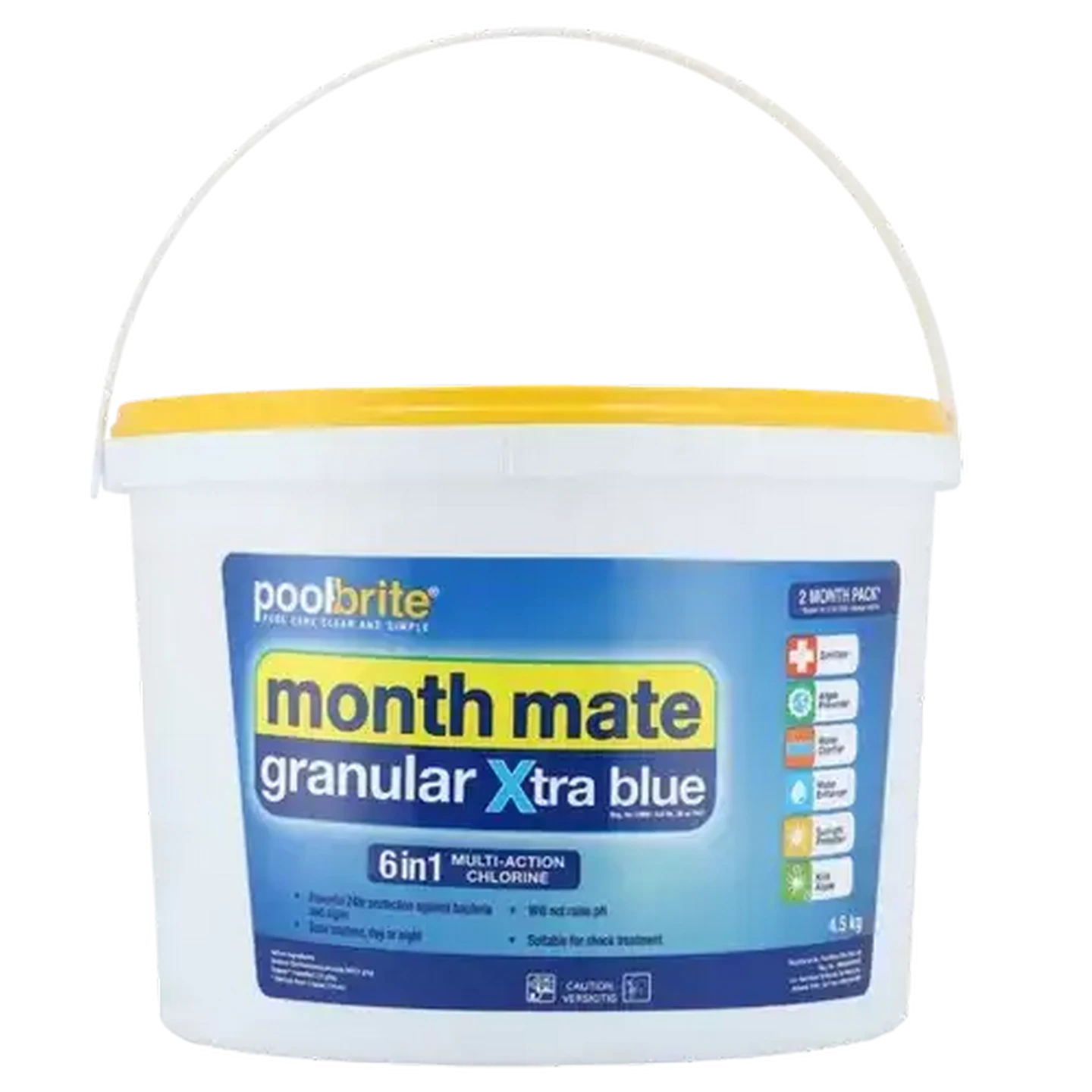 Image of PoolBrite Month Mate Granular Xtra Blue Chlorine 4.5kg