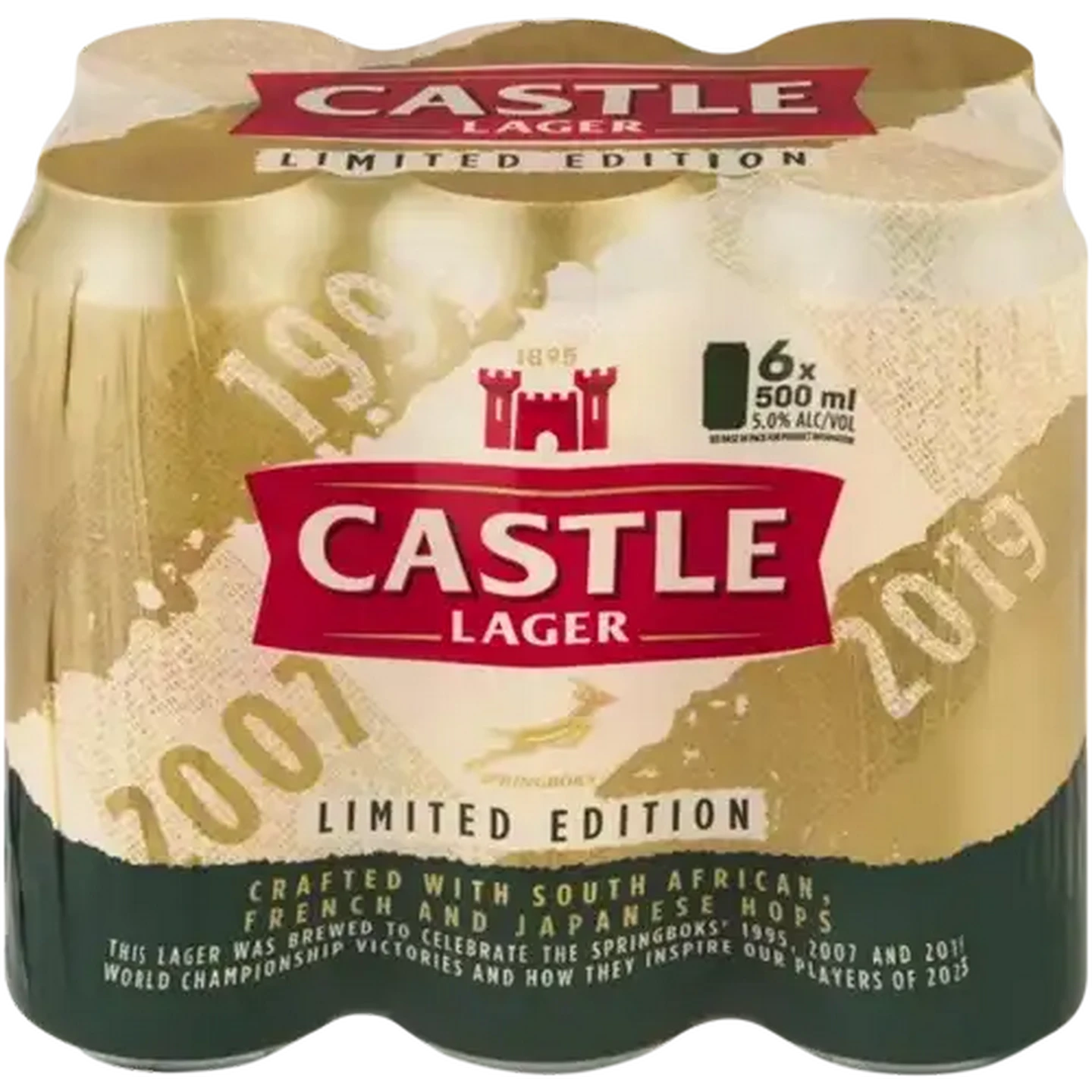 Checkers Sixty60 | Castle Lager Limited Edition Beer Cans 6 x 500ml